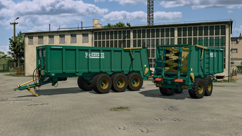 Zestaw rozrzutników obornika Camara